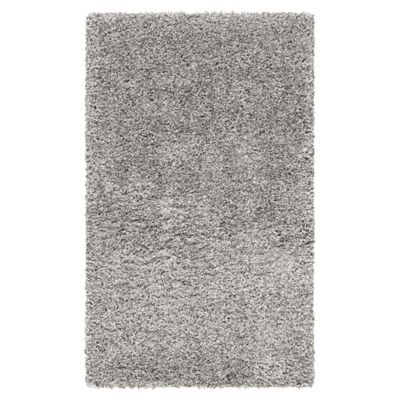 Cozy Shag Solid Neutral Area Rug