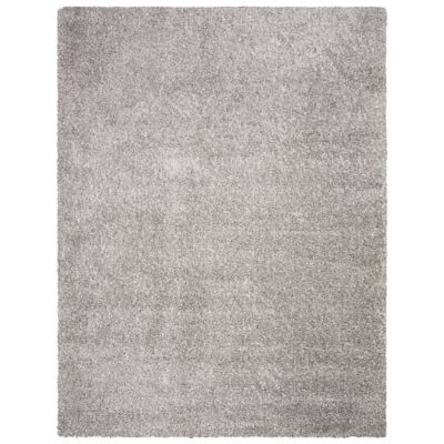 Cozy Shag Solid Neutral Area Rug