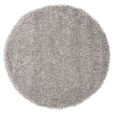 Cozy Shag Solid Neutral Area Rug