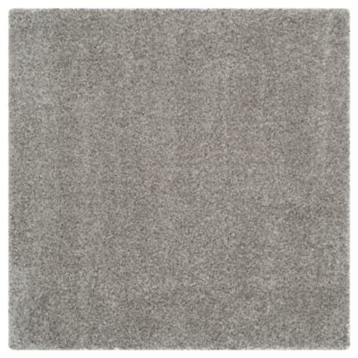 Cozy Shag Solid Neutral Area Rug