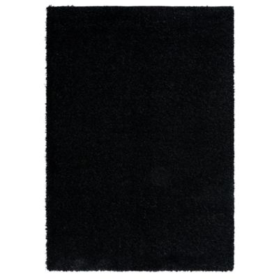 Cozy Shag Solid Neutral Area Rug