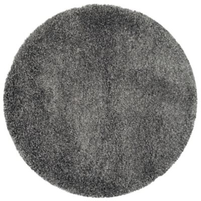 Cozy Shag Solid Neutral Area Rug