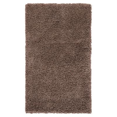 Cozy Shag Solid Neutral Area Rug