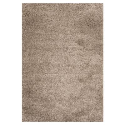 Cozy Shag Solid Neutral Area Rug