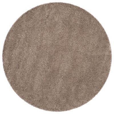 Cozy Shag Solid Neutral Area Rug
