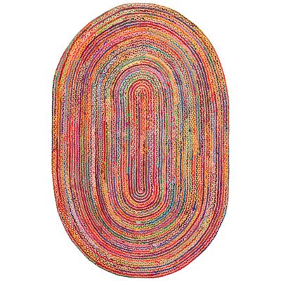 Cape Harbor Braided Chindi Area Rug