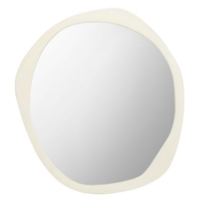 Velmira Wall Mirror (Ivory|30 Inch) - OPEN BOX