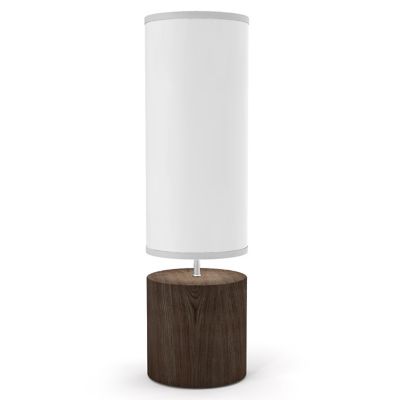 Spin Table Lamp (Walnut|White) - OPEN BOX
