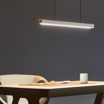 Shown in Matt Pure White with Beech finish, 47-Inch size, in use