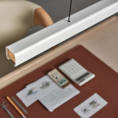 Shown in Matt Pure White with Beech finish, detail view