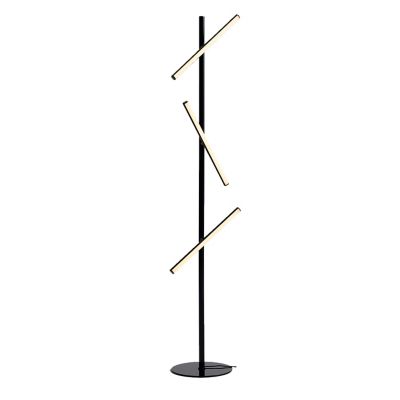 Grande lampe de table verticale, en acier noir esprit atelier Bolt