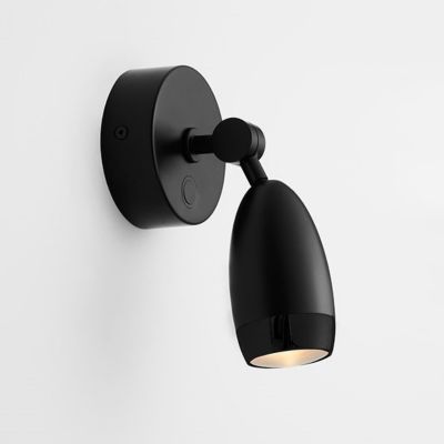 Dawn LED Wall Sconce (Black With Shiny Black) - OPEN BOX