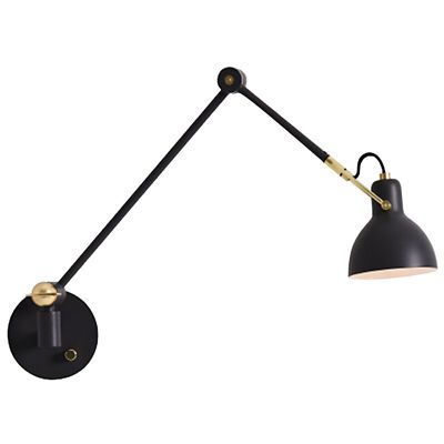 Laito Gentle Wall Sconce (Black with Gold) - OPEN BOX