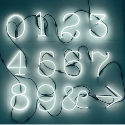 Neon Art Letters And Numbers By Seletti At Lumens Com