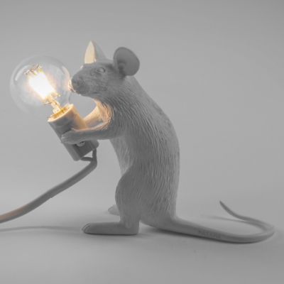 bom Waarschuwing Vermoorden Mouse Sitting Lamp by Seletti at Lumens.com