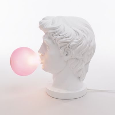 Seletti Wonder Lamp in White/Pink