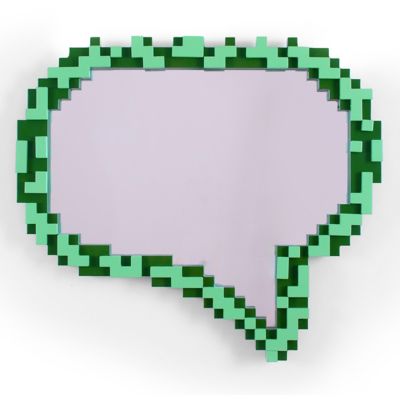 Message Pixel Wall Mirror