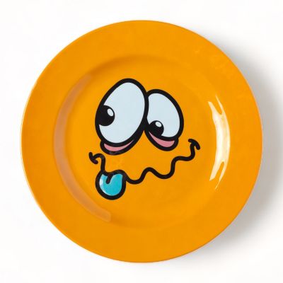 Monsters Melamine Round Dinner Plate