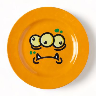 Monsters Melamine Round Dinner Plate