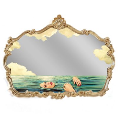 Sea Girl Baroque Wall Mirror