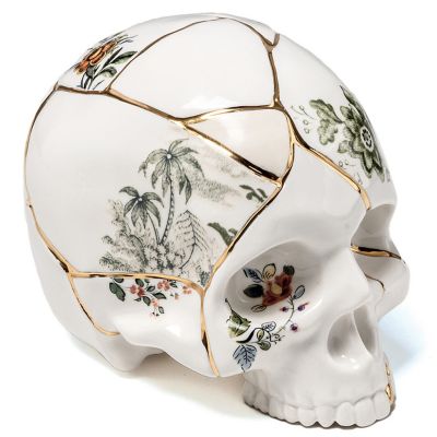 Kintsugi Skull