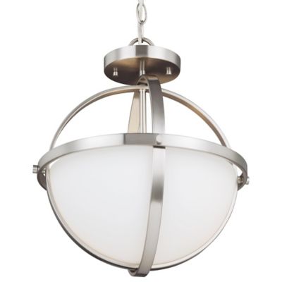 Alturas Collection Two Light Semi-Flush Convertible Pendant