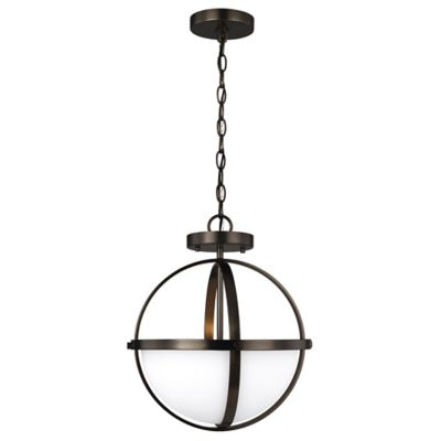 Alturas Collection Two Light Semi-Flush Convertible Pendant