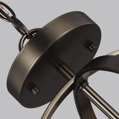 Alturas Collection Two Light Semi-Flush Convertible Pendant