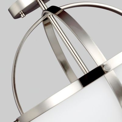 Alturas Collection Two Light Semi-Flush Convertible Pendant