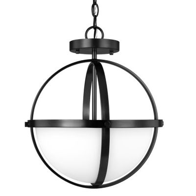 Alturas Collection Two Light Semi-Flush Convertible Pendant