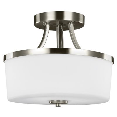 Hettinger Collection Two Light Semi-Flush Convertible Pendant