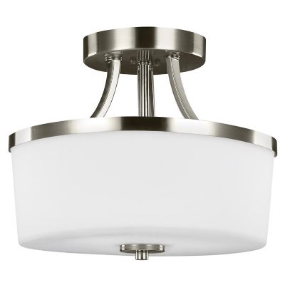 Hettinger Collection Two Light Semi-Flush Convertible Pendant