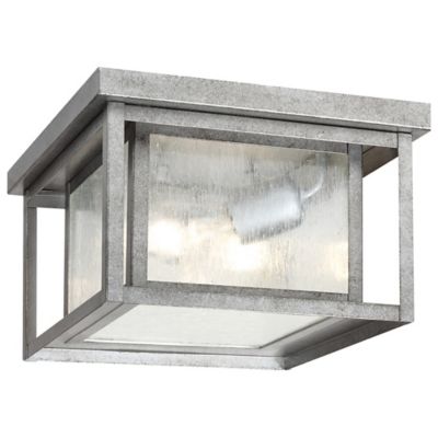 Hunnington Two Light Outdoor Ceiling Flush Mount