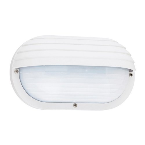 Bayside Oval Outdoor Wall Sconce with Visor