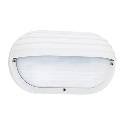 Bayside Oval Outdoor Wall Sconce with Visor