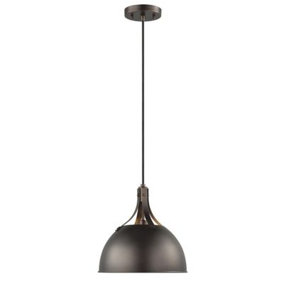 Shown in Bronze finish, lit