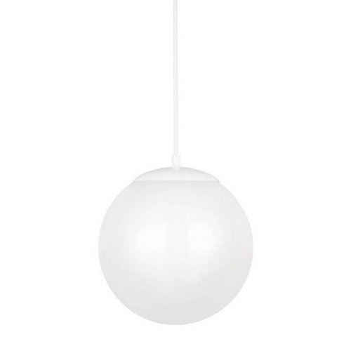 Leo Hanging Globe Pendant (White/12 Inch) - OPEN BOX RETURN