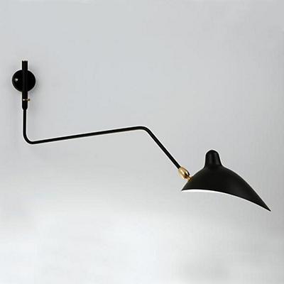 One-Arm Curved Rotating Wall Sconce