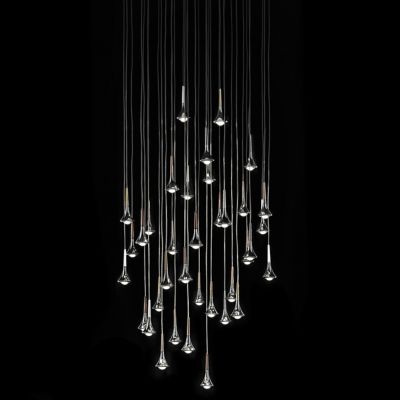 modern teardrop chandelier