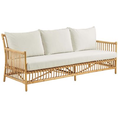 Caroline Rattan 3 Seater Sofa by Sika Design at Lumens