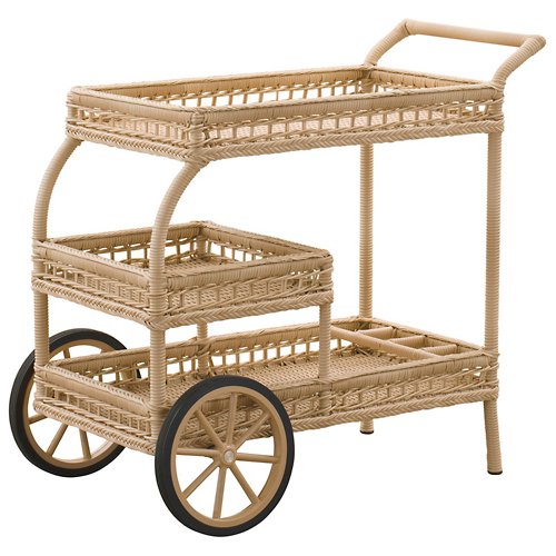 James Outdoor Bar Cart