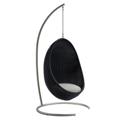 Nanna Ditzel Outdoor Hanging Egg Chair and Stand