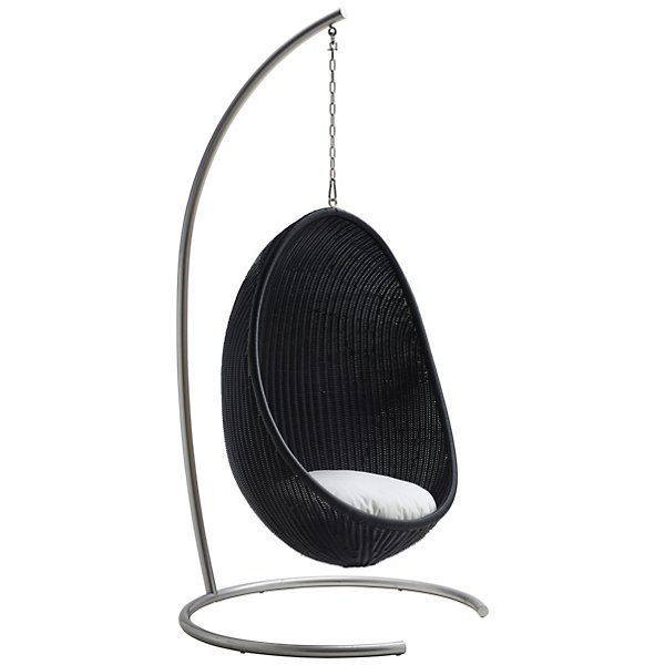 Nanna Ditzel Outdoor Hanging Egg Chair and Stand
