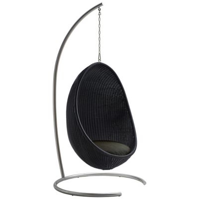 Nanna Ditzel Outdoor Hanging Egg Chair and Stand by Sika Design at