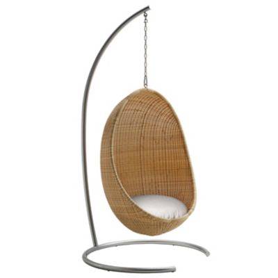 Nanna Ditzel Outdoor Hanging Egg Chair and Stand