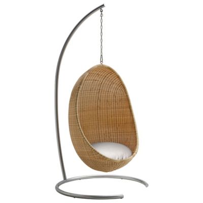 Nanna Ditzel Outdoor Hanging Egg Chair and Stand