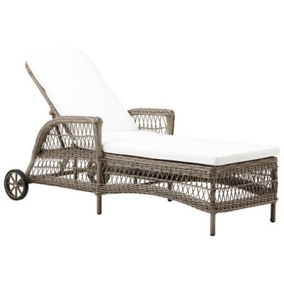 Daisy Outdoor Sunbed with Cushion