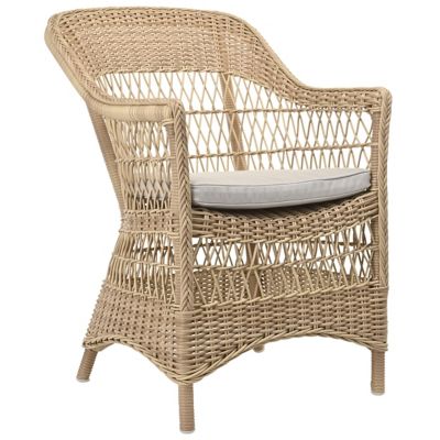 Charlot Dining Chair w/Cushion (Sailcloth Seagull)-OPEN BOX