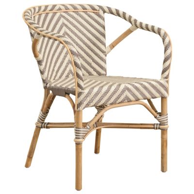 Alu Affaire Madeleine Chevron Dining Armchair