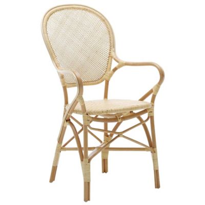 Rossini Rattan Dining Arm Chair (Natural) - OPEN BOX